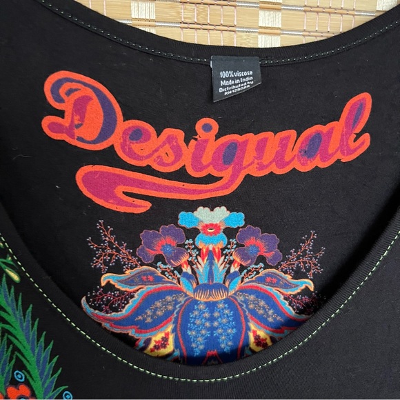 Desigual Dress Fit & Flare Floral Size Small - Picture 4 of 7